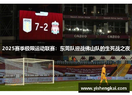 2025赛季极限运动联赛：东莞队迎战佛山队的生死战之夜
